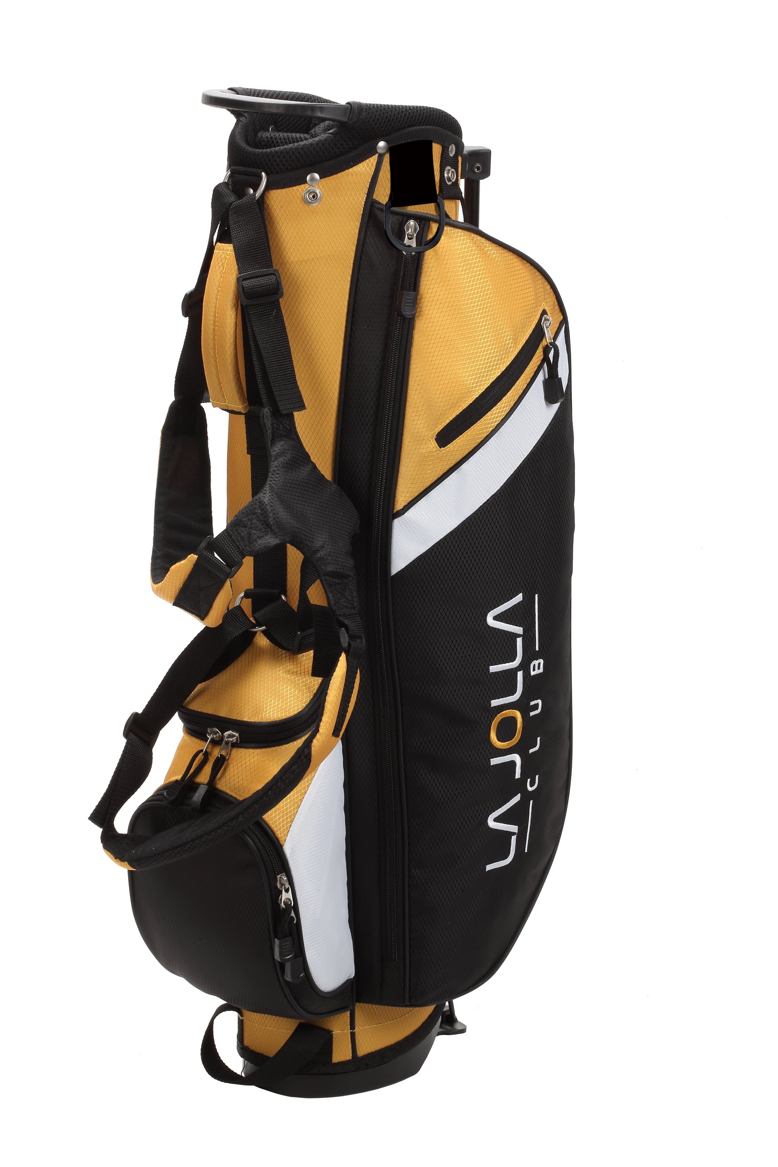 La Jolla Junior Golf Club Set – Lightweight Driver, Stainless Steel Irons & Wide Putter with Stand Bag (Available in 5 Age Groups - Right & Left Hand)