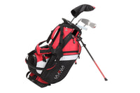 La Jolla Junior Golf Club Set – Lightweight Driver, Stainless Steel Irons & Wide Putter with Stand Bag (Available in 5 Age Groups - Right & Left Hand)