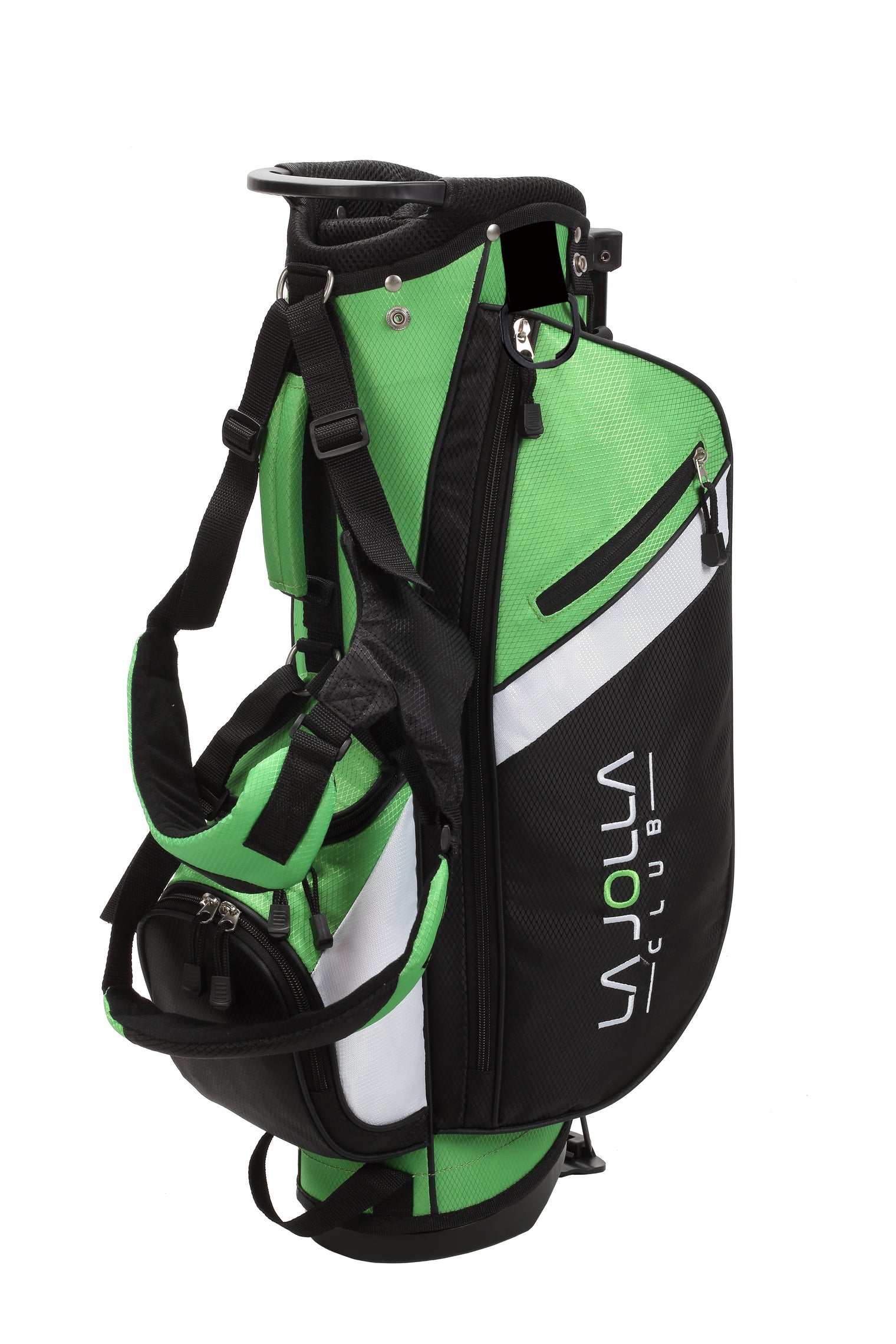 La Jolla Junior Golf Club Set – Lightweight Driver, Stainless Steel Irons & Wide Putter with Stand Bag (Available in 5 Age Groups - Right & Left Hand)