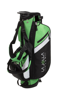 La Jolla Junior Golf Club Set – Lightweight Driver, Stainless Steel Irons & Wide Putter with Stand Bag (Available in 5 Age Groups - Right & Left Hand)