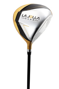 La Jolla Junior Golf Club Set – Lightweight Driver, Stainless Steel Irons & Wide Putter with Stand Bag (Available in 5 Age Groups - Right & Left Hand)